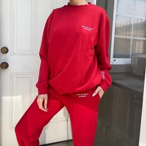 WE’RE NOT REALLY STRANGERS SET